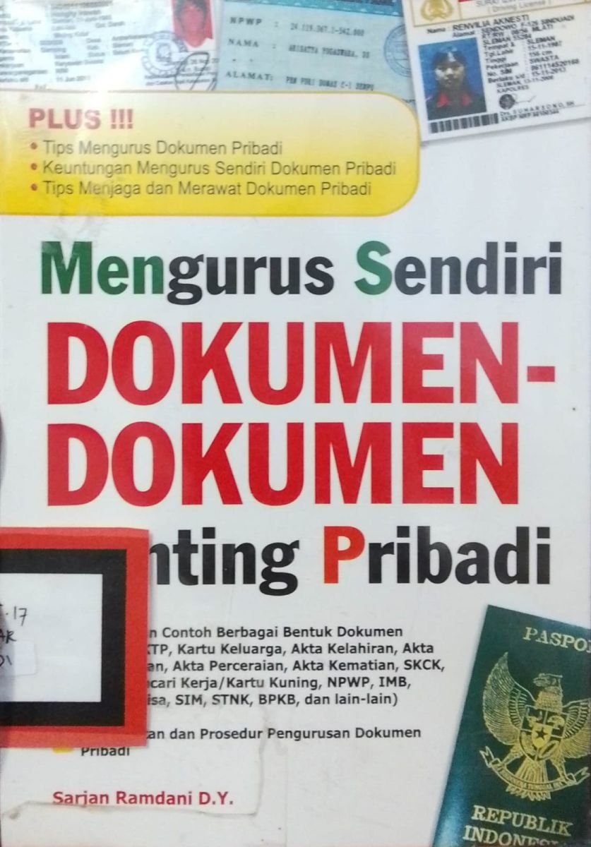 Mengurus Sendiri DOKUMEN-DOKUMEN Pemting Pribadi