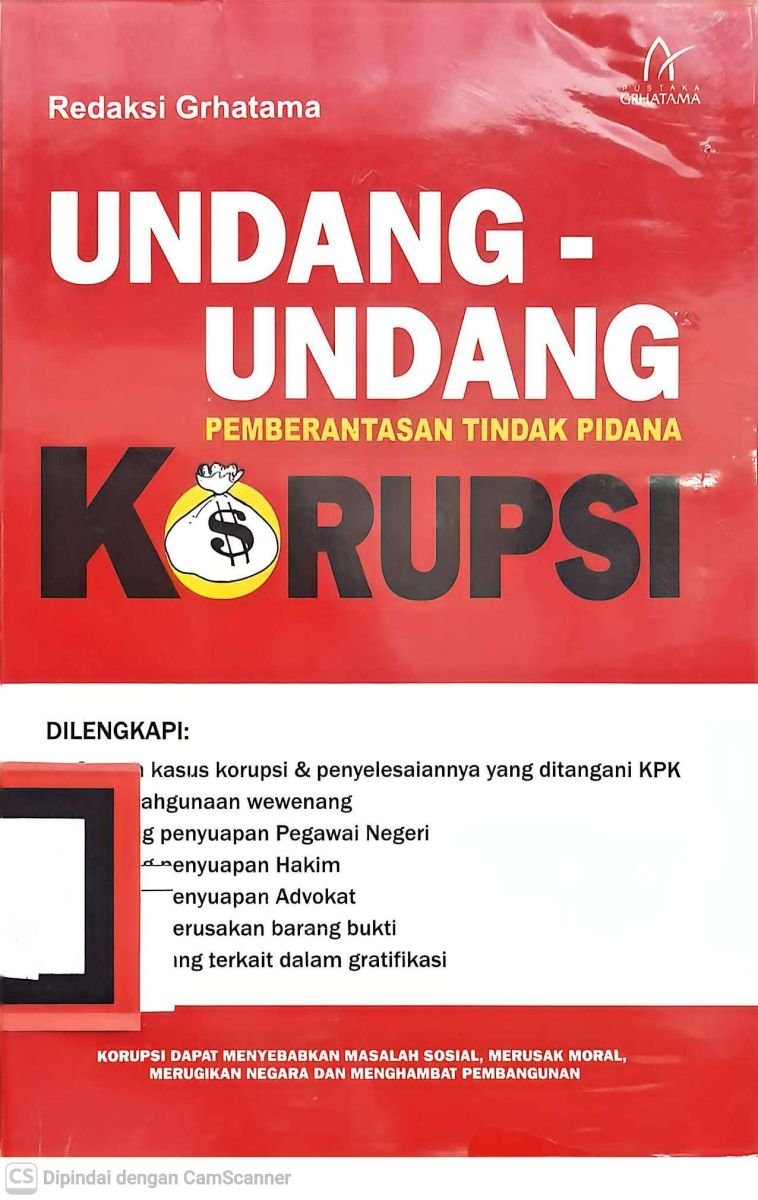 Undang-Undang Pemberantasan Tindak Pidana Korupsi