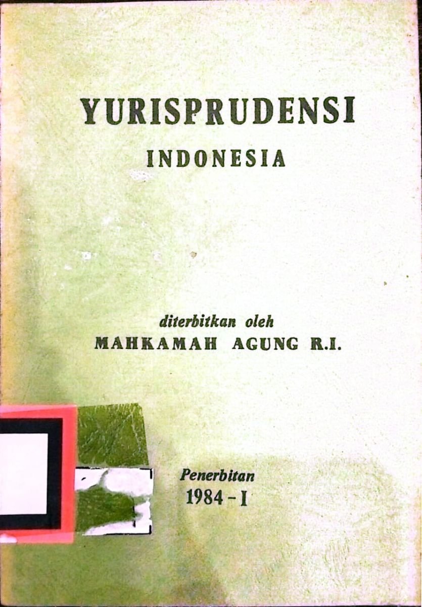 YURISPRUDENSI INDONESIA 1984-I