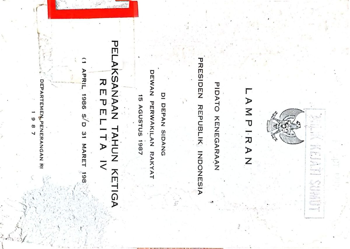 Pidato Presiden 1987