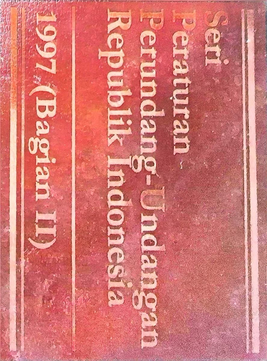 Seri Peraturan Perundang-Undangan Republik Indonesia 1997 (Bagian II)