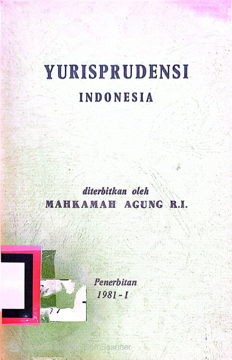 YURISPRUDENSI INDONESIA 1981-I